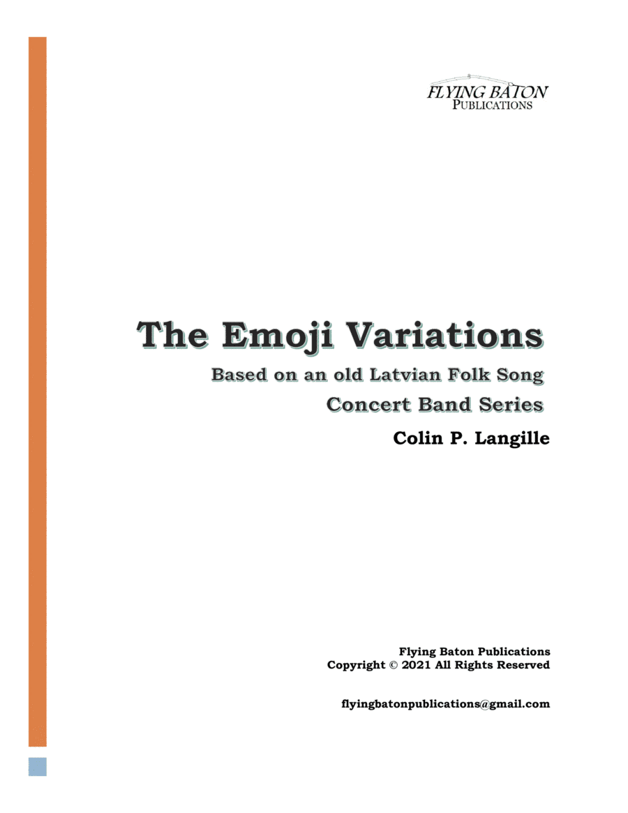 The Emoji Variations (arr. Flying Baton Publications)