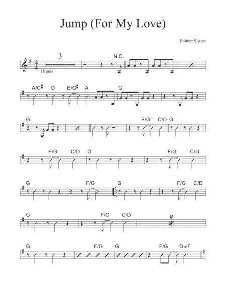 Jump (for My Love) (arr. David M Fagnant)