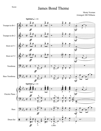 James Bond Theme (arr. DB Williams)