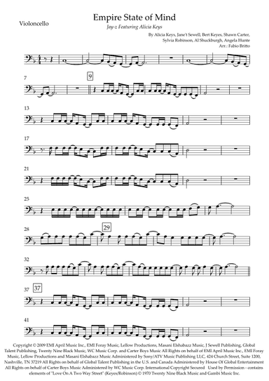 Empire State Of Mind (arr. Fabio Britto)