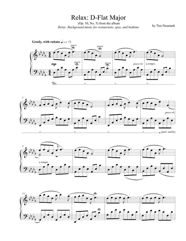 Relax: D-Flat Major