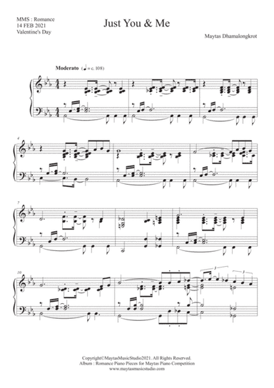 Just You & Me - Piano Solo by Maytas Dhamalongkrot