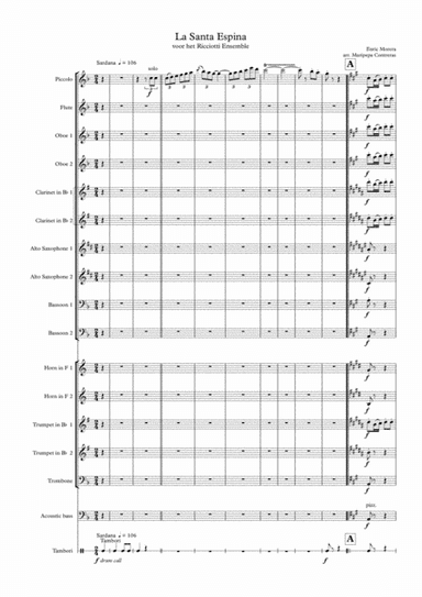 La Santa Espina (for wind ensemble) (arr. M. Contreras)