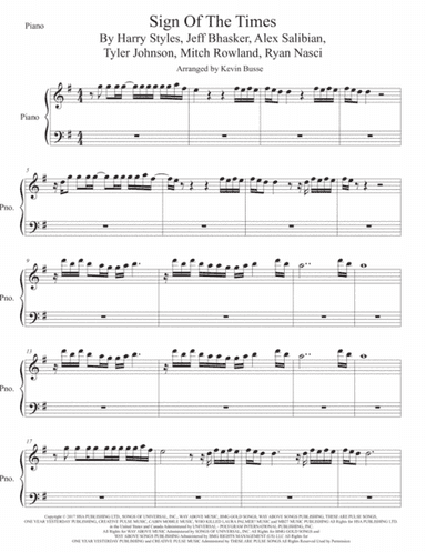Sign Of The Times (arr. Kevin Busse)