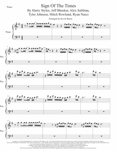 Sign Of The Times (arr. Kevin Busse)