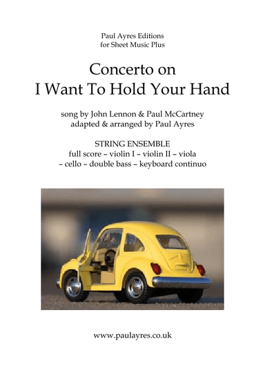 I Want To Hold Your Hand (arr. Paul Ayres)