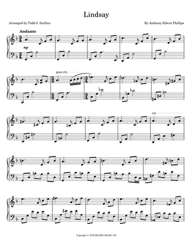 Lindsay (arr. Todd J. Scallan)