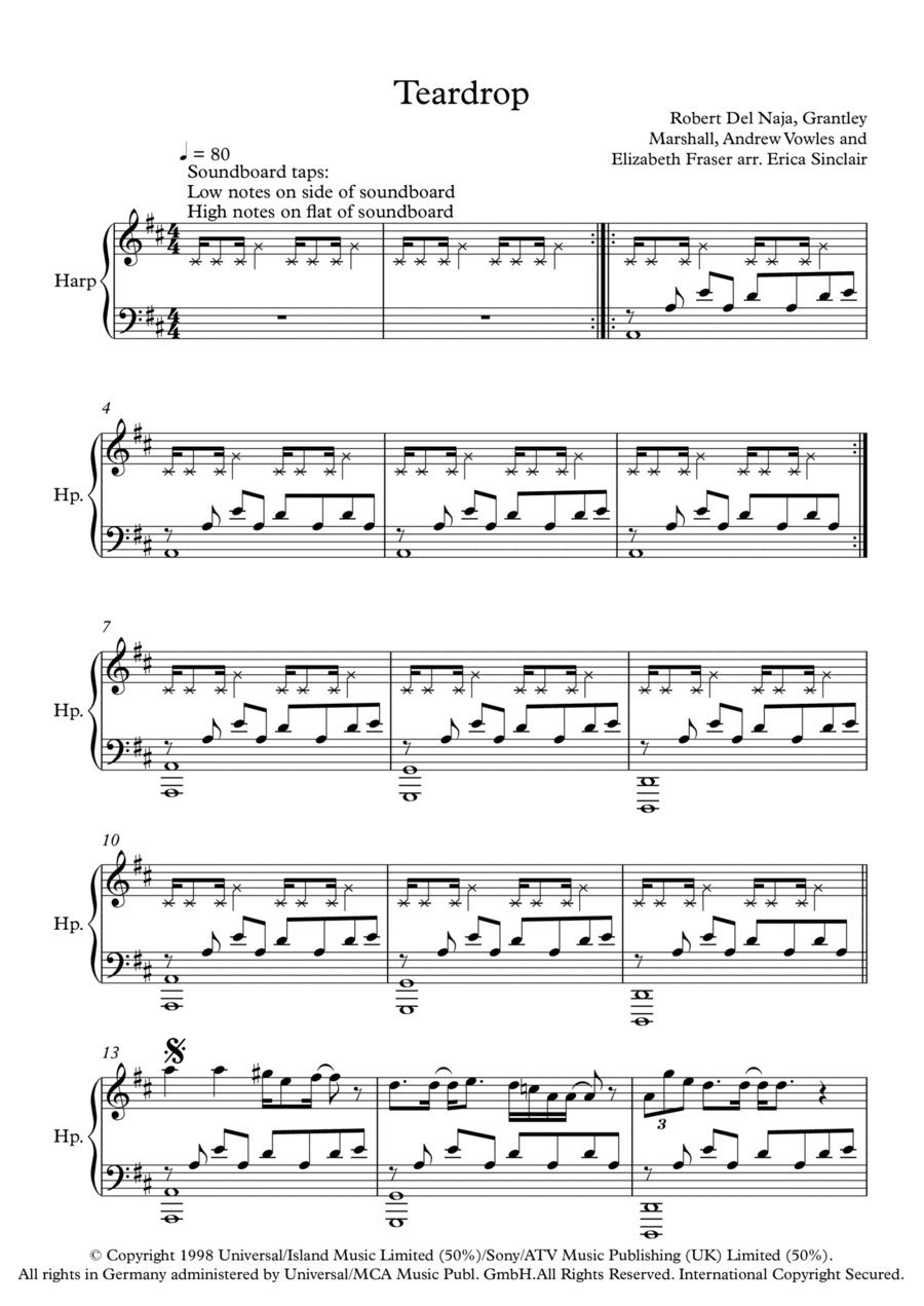 Teardrop (theme From House) (arr. Erica Sinclair)