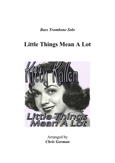Little Things Mean A Lot (arr. Chris Gorman)