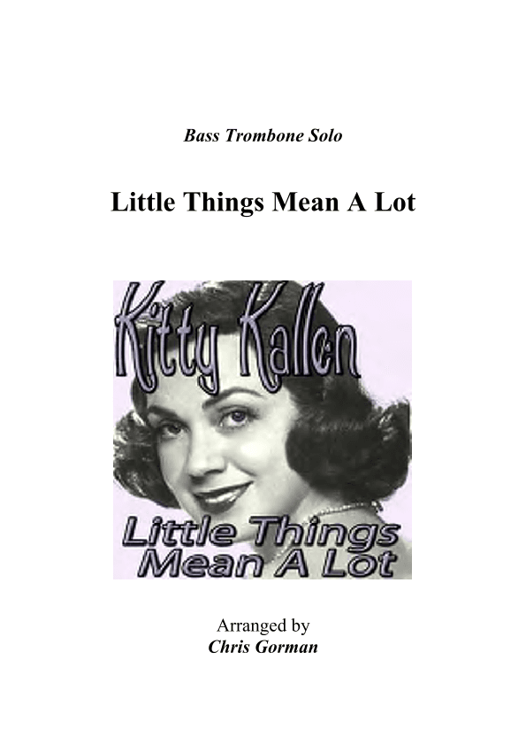 Little Things Mean A Lot (arr. Chris Gorman)