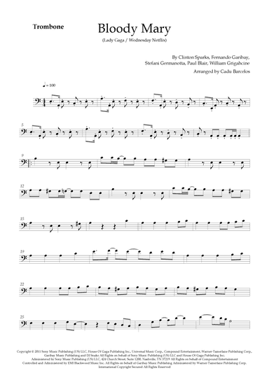 Bloody Mary (arr. Cadu Barcelos)