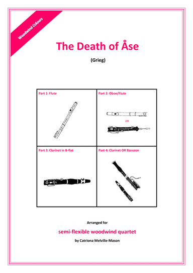 The Death of Ase (semi-flexible 4-part woodwind) (arr. Catriona Melville-Mason)