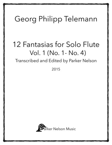 12 Fantasias for Solo Horn (arr. Parker Nelson)