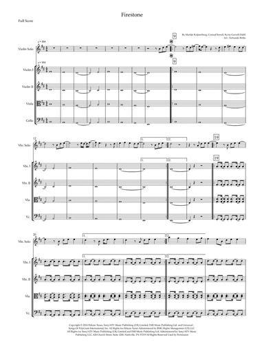 Firestone (arr. Fernando Britto)