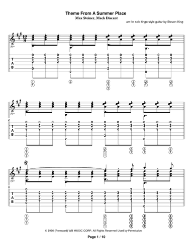 (theme From) A Summer Place (arr. Steven Michael King)
