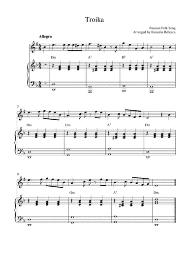 Troika (arr. Kaiserin Rebecca)