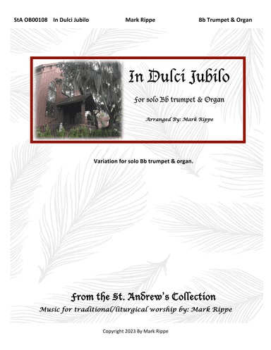 In Dulci Jubilo (StA OB00108) (arr. Mark Rippe)