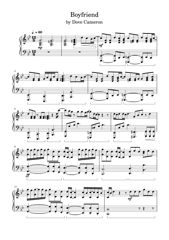 Boyfriend (arr. Anya Alston)