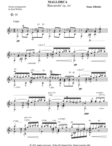 Mallorca    Op. 202 (arr. Rod Whittle)