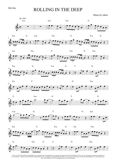 Rolling In The Deep (arr. Anderson Quevedo)