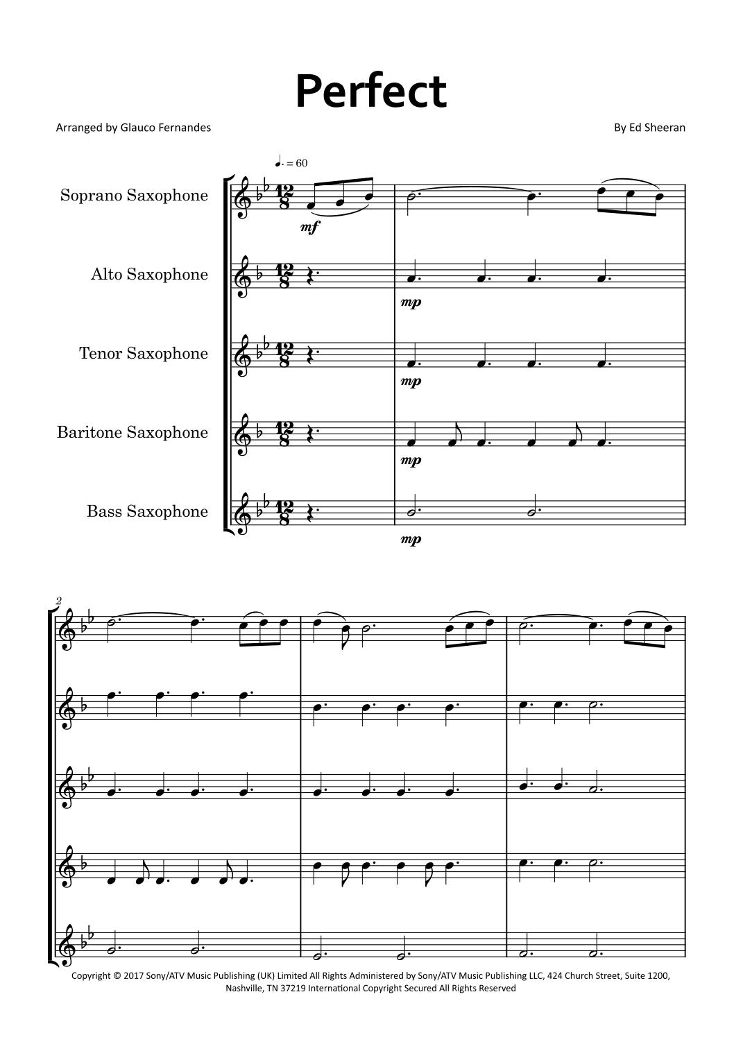 Perfect (arr. Glauco Fernandes)
