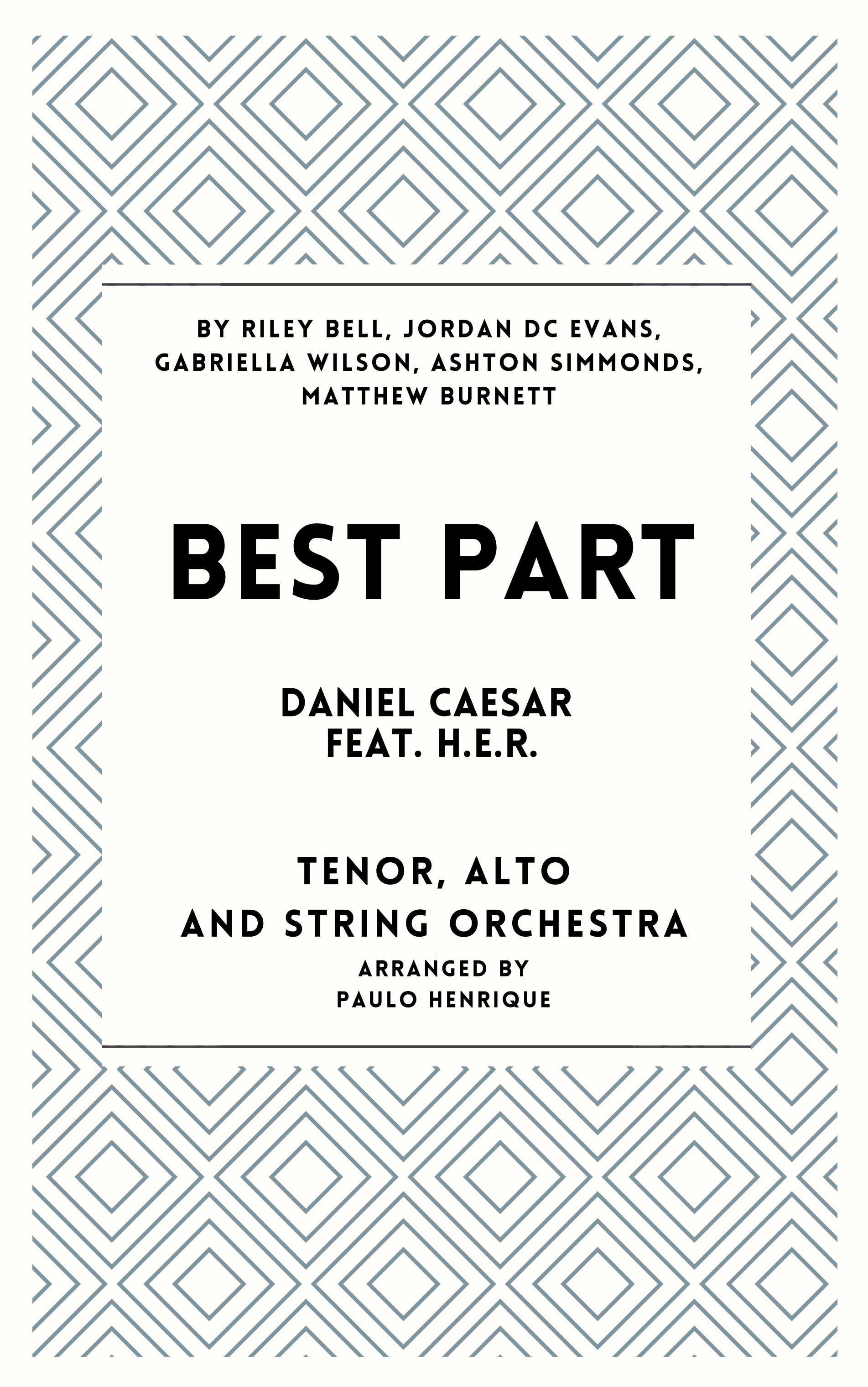 Best Part (arr. Paulo Henrique)