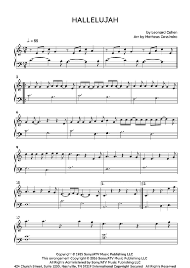 Hallelujah (arr. Matheus Cassimiro)