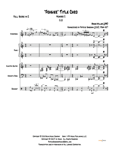Frasier Cues (arr. Patrick Sheehan)