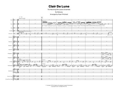 Clair De Lune (arr. Ryan Pritchard)