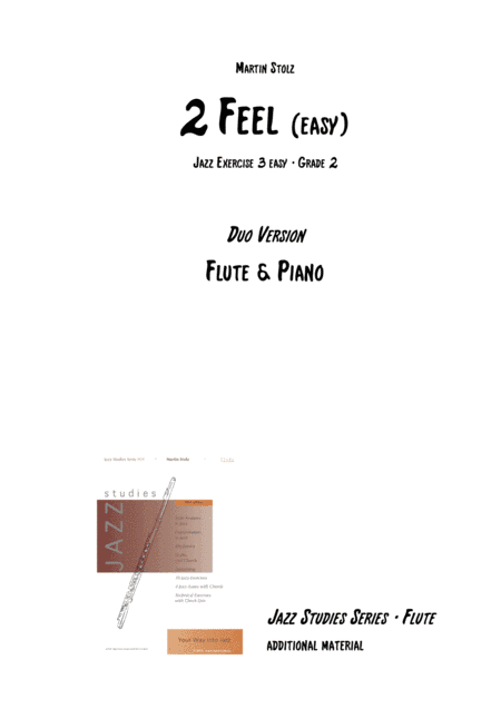 "2 Feel" - easy version arranged for flute and piano