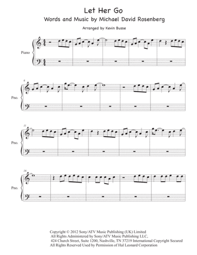 Let Her Go (arr. Kevin Busse)