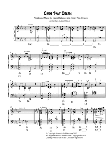 Darn That Dream (arr. Jim Palmer)