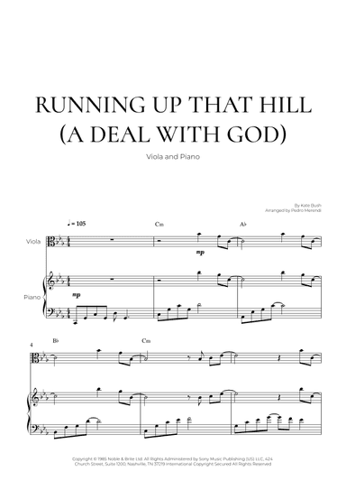 Running Up That Hill (arr. Pedro Merendi)