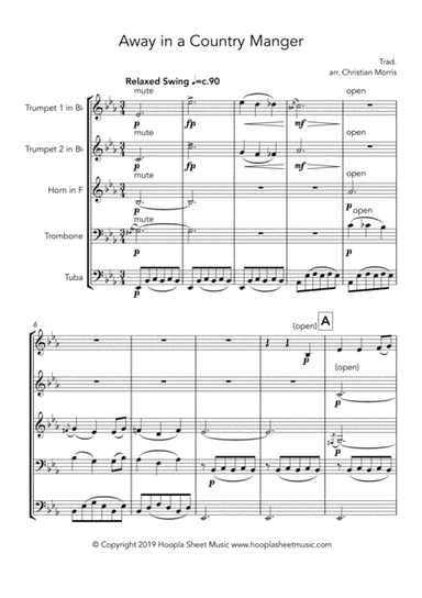 Away in a Country Manger (arr. Hoopla Sheet Music)