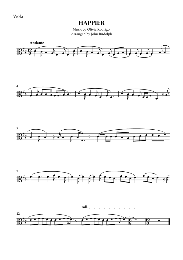 Happier (arr. John Rudolph)