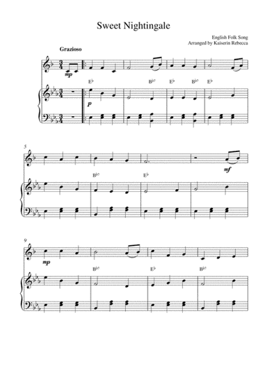 Sweet Nightingale (arr. Kaiserin Rebecca)