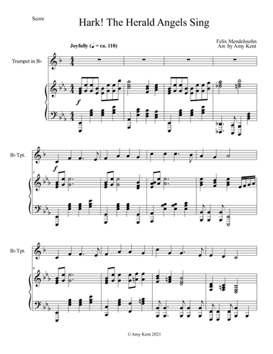 Hark! The Herald Angels Sing (arr. Amy Kent)