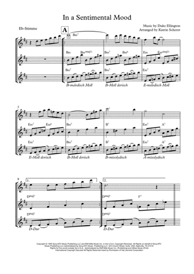 In A Sentimental Mood (arr. Katrin Scherer)