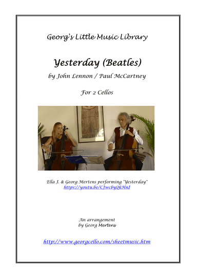 Yesterday (arr. Georg Mertens)