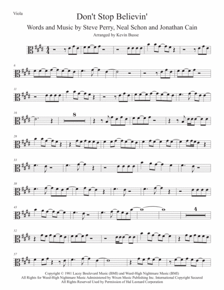 Don't Stop Believin' (arr. Kevin Busse)