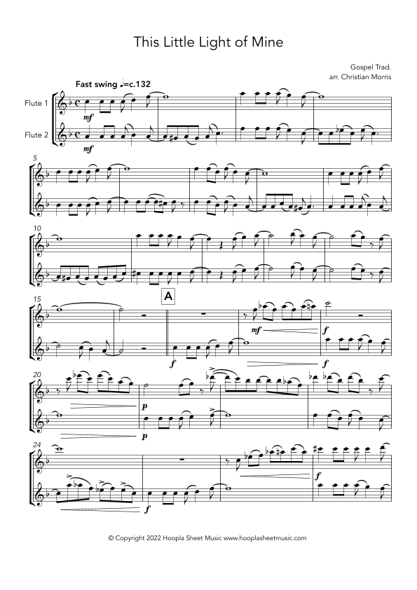 This Little Light of Mine (arr. Christian Morris)