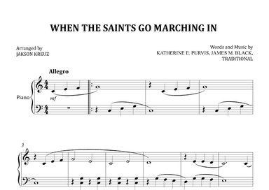 When The Saints Go Marching In (arr. Jakson Kreuz)