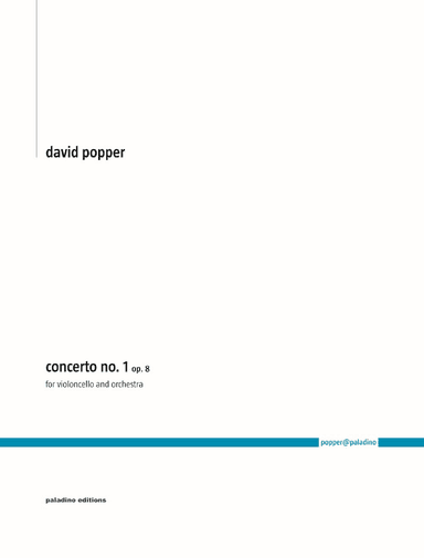 Concerto for Violoncello and Orchestra No. 1, Op. 8 - Score Only