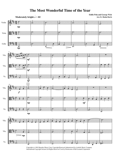 The Most Wonderful Time Of The Year (arr. Elizabeth Skola Davis)