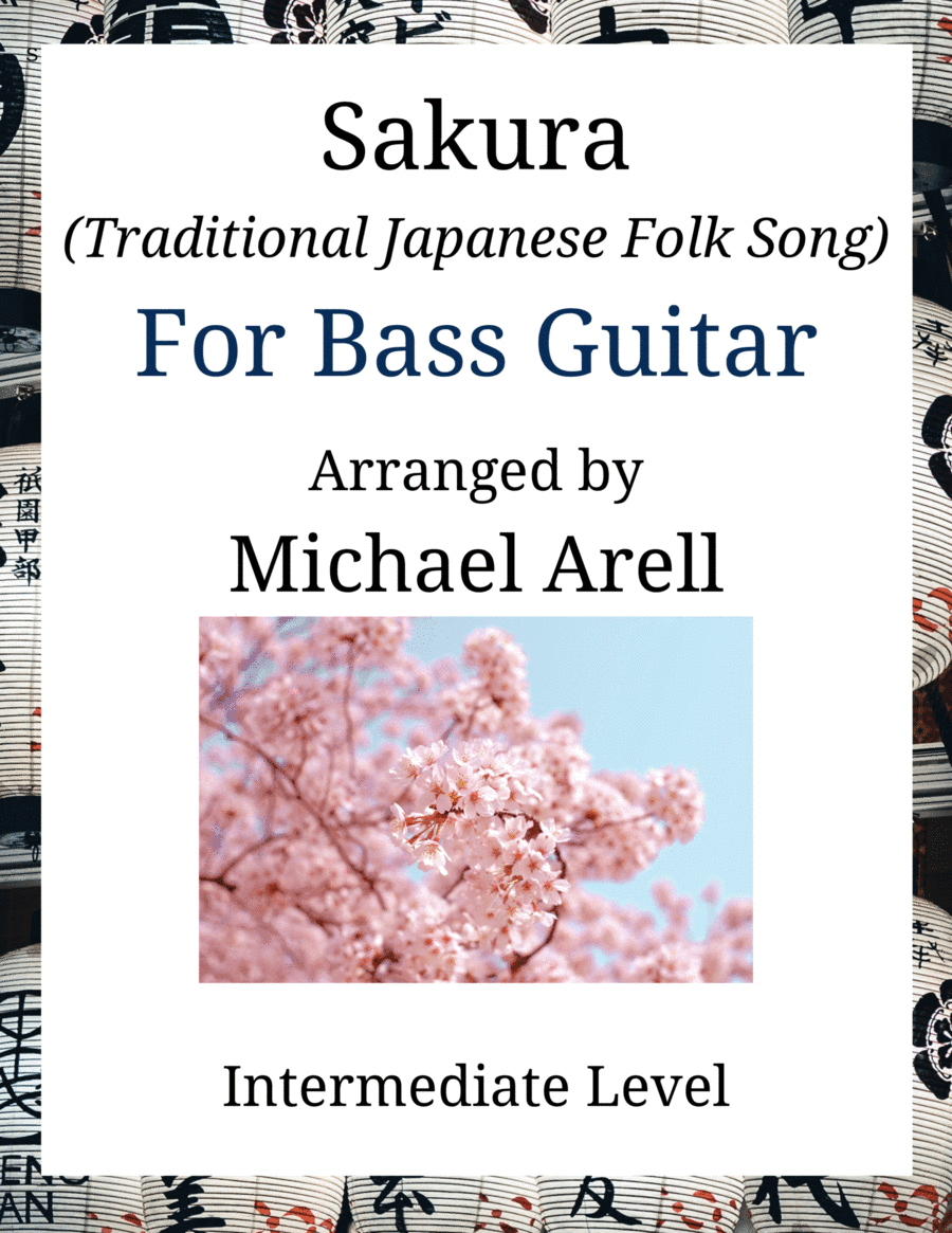 Sakura--Intermediate Bass (arr. Michael Arell)