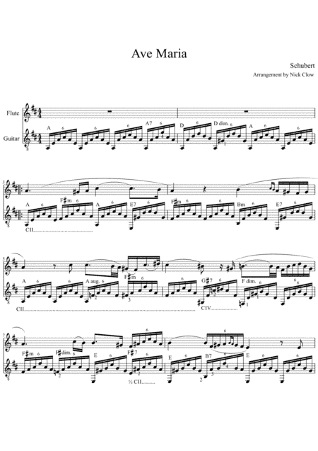 Ave Maria (arr. Nick Clow)