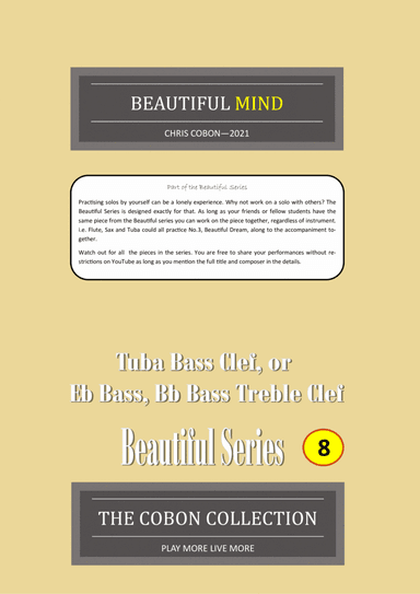 No.8 Beautiful Mind (Tuba, Eb Bass or Bb Bass)