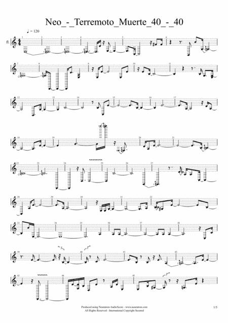 40 Terremoto muerte (arr. Neo)