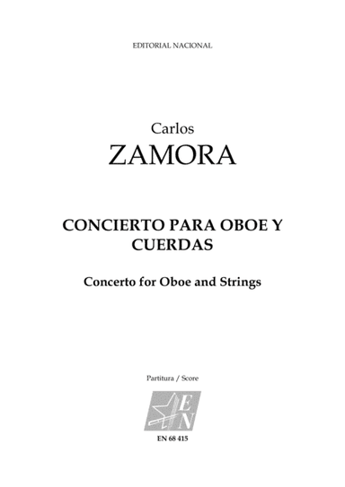 Concierto para Oboe y Cuerdas / Concerto for Oboe and Strigs