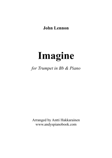 Imagine (arr. Antti Hakkarainen)